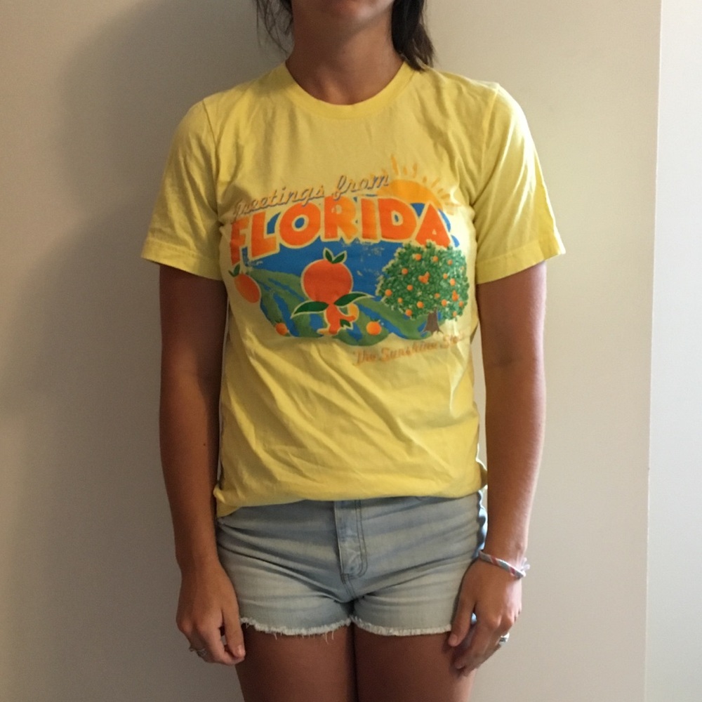 Orange bird shirt